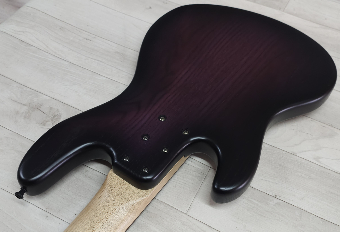 Sandberg California II TT5 passiv Fretless, Open Pore Violetburst