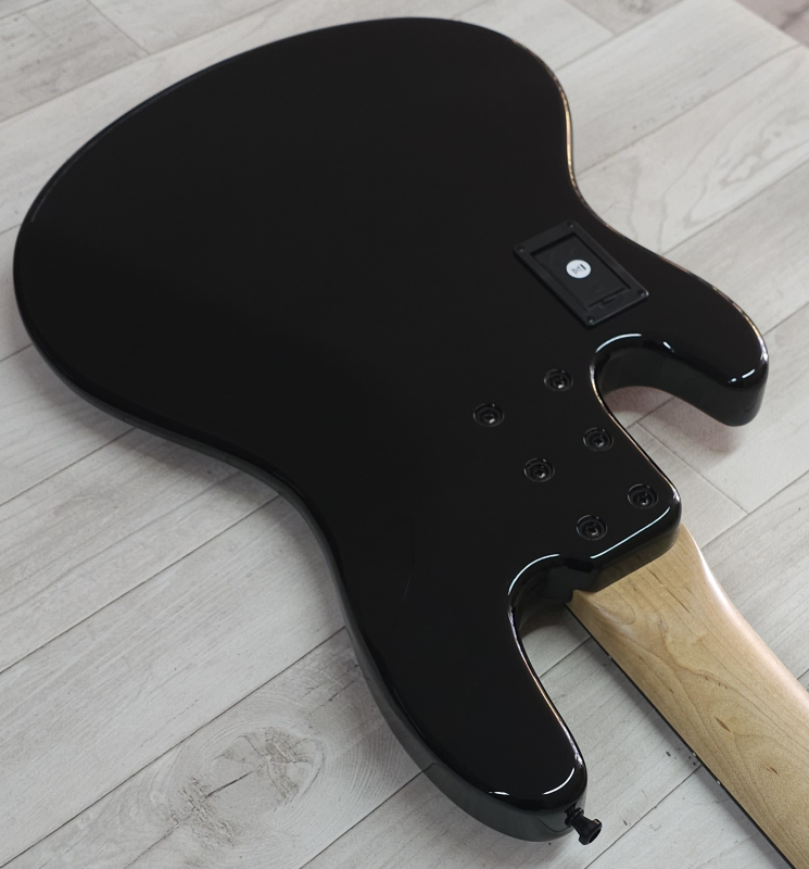 Sandberg California II TM5 Ebony Fretless, Black Highgloss