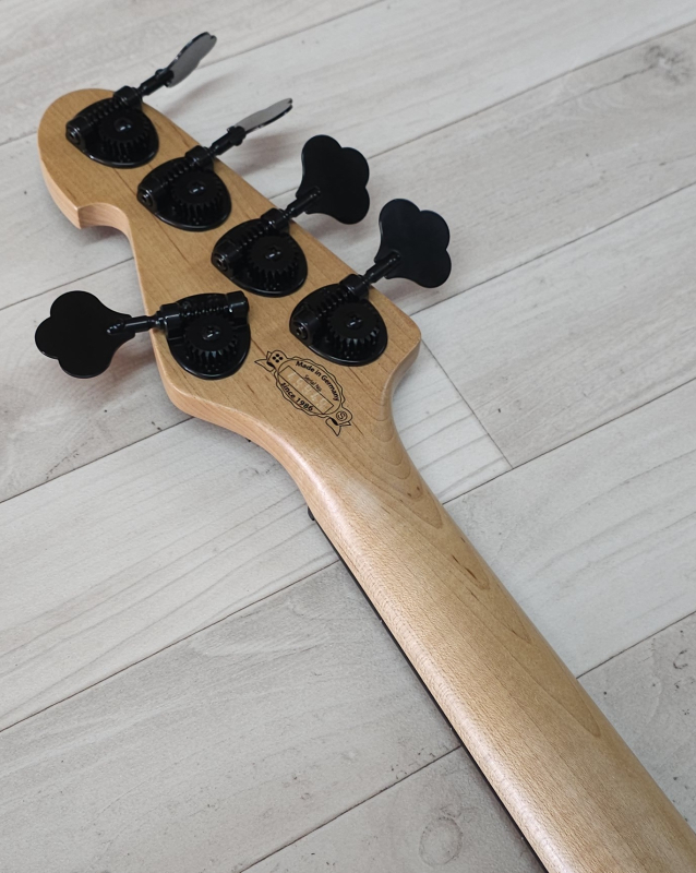 Sandberg California II TM5 Ebony Fretless, Black Highgloss