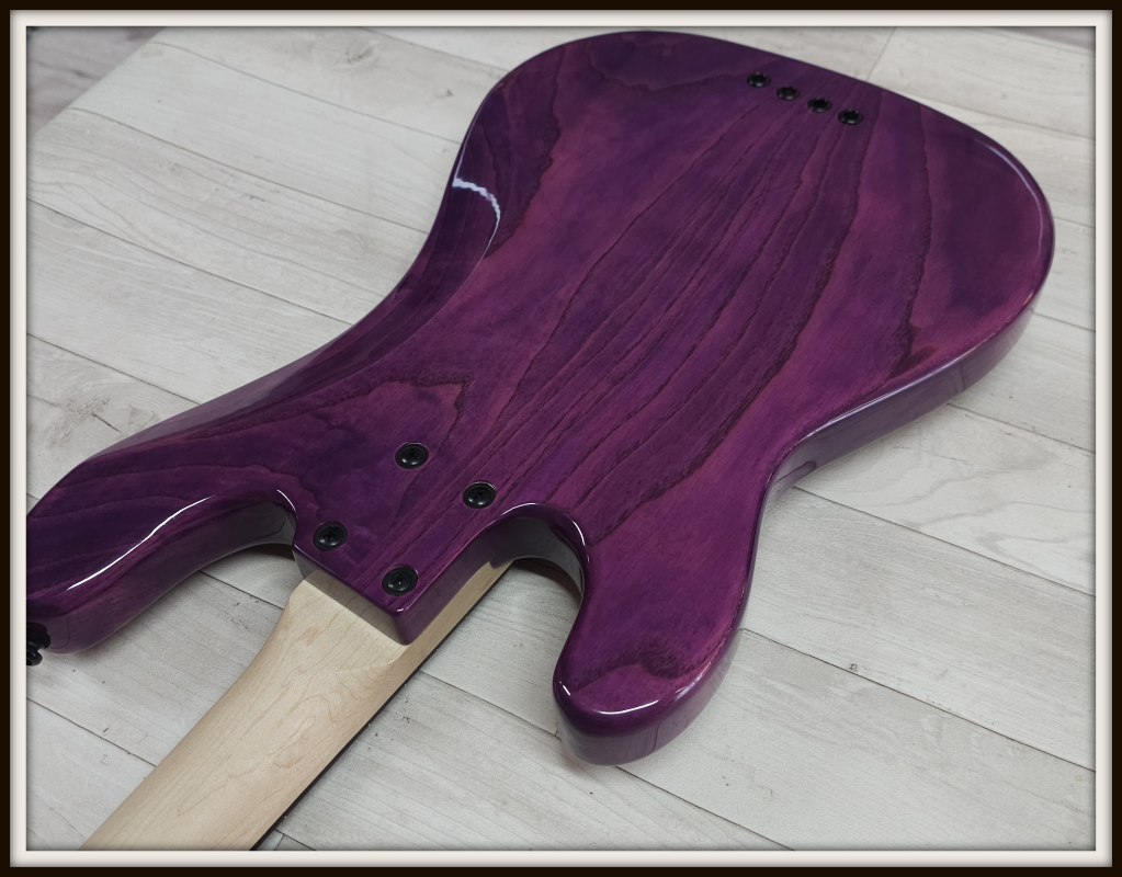 Lakland Skyline 44-64 Custom GZ Geezer Butler, Translucent Purple Gloss