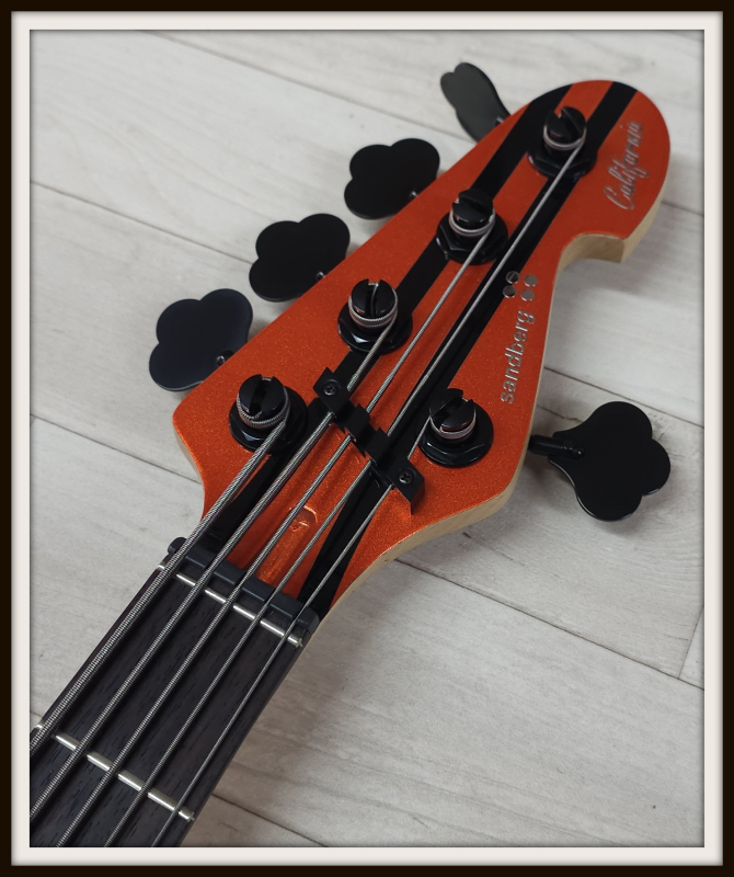 Sandberg California II VM5 Custom, Orange Metallic Highgloss + Black Stripes