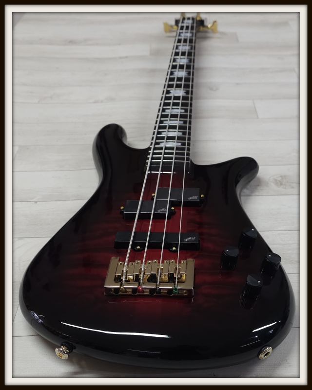 Spector Icon NS-2 Neck-Through, Purple Cherry