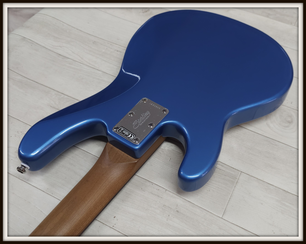Sterling by Music Man Stingray SS4 Shortscale, Toluca Lake Blue