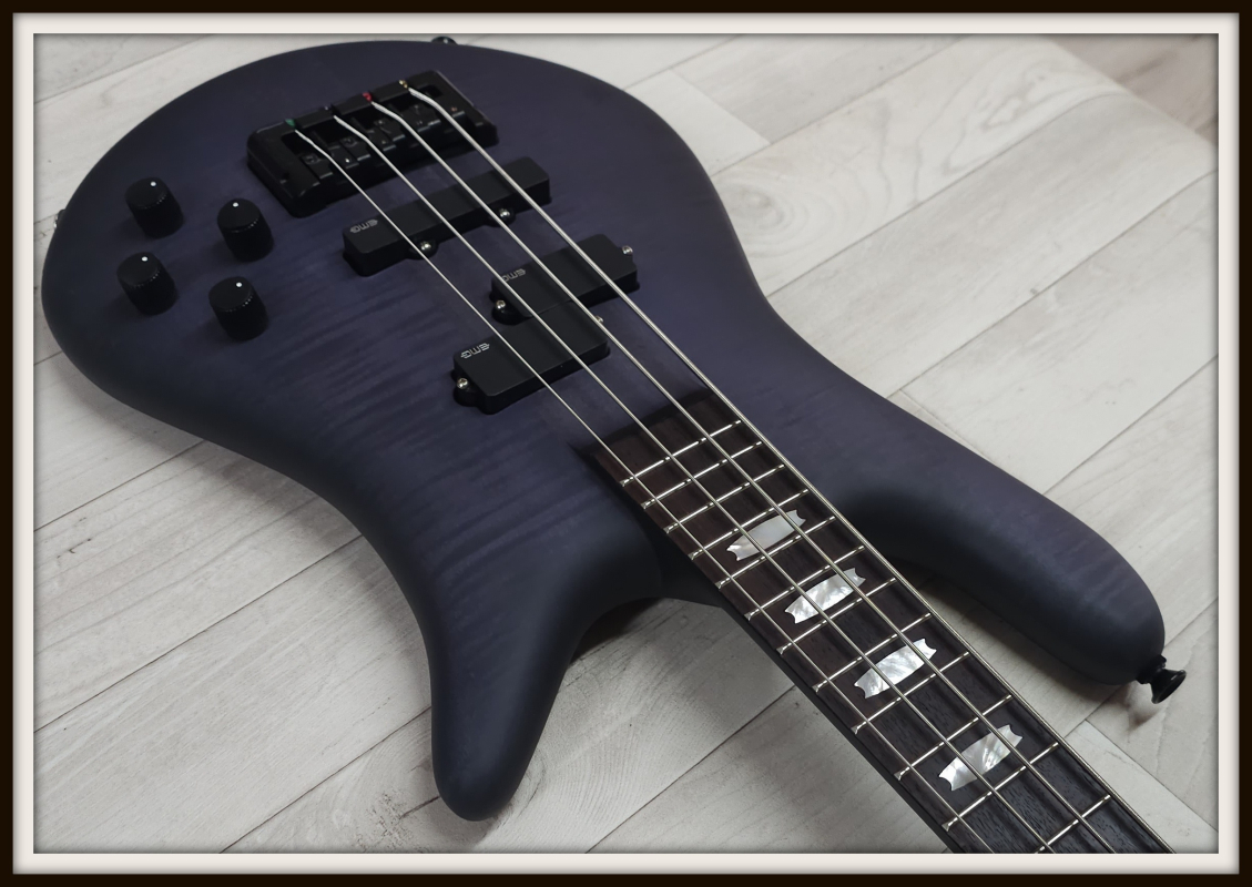 Spector Euro 4 LX Neck-Thru, Nightshade Matte