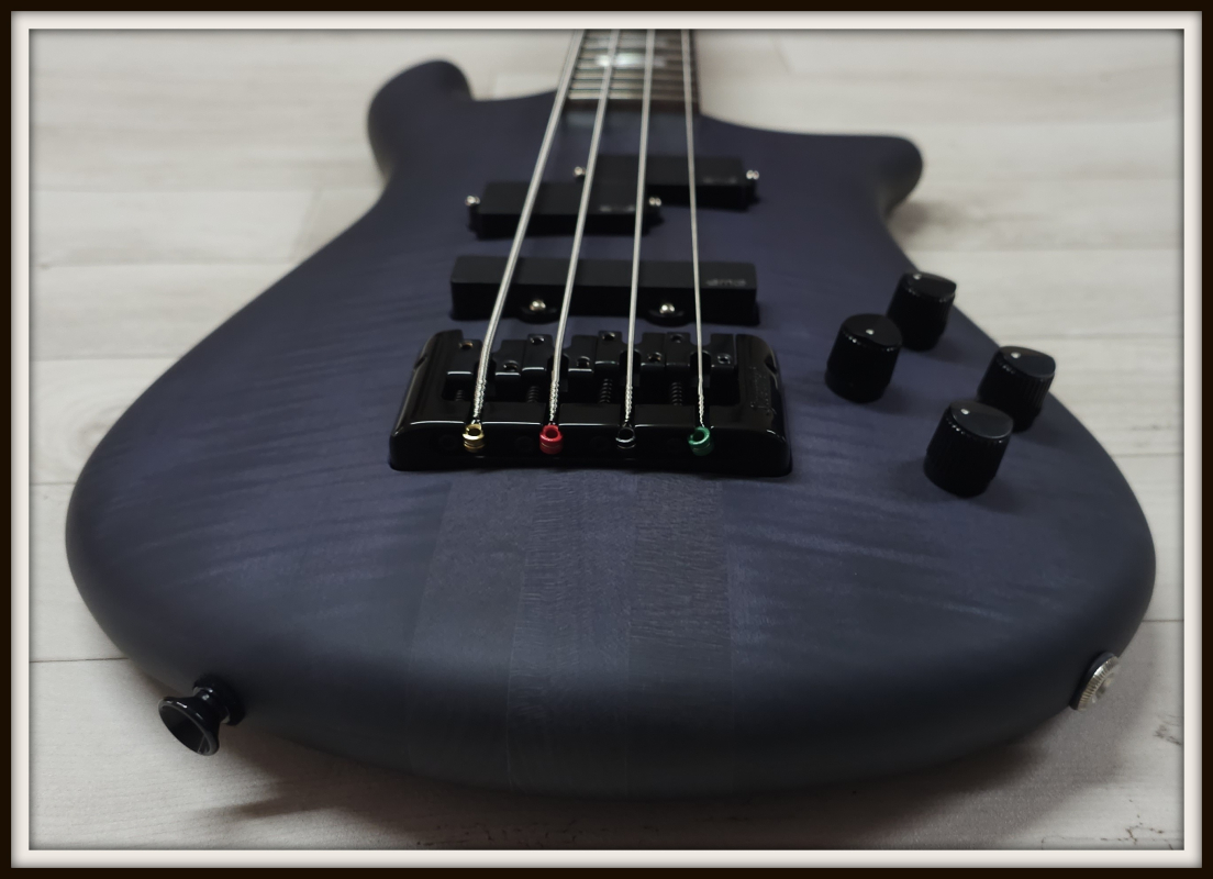 Spector Euro 4 LX Neck-Thru, Nightshade Matte
