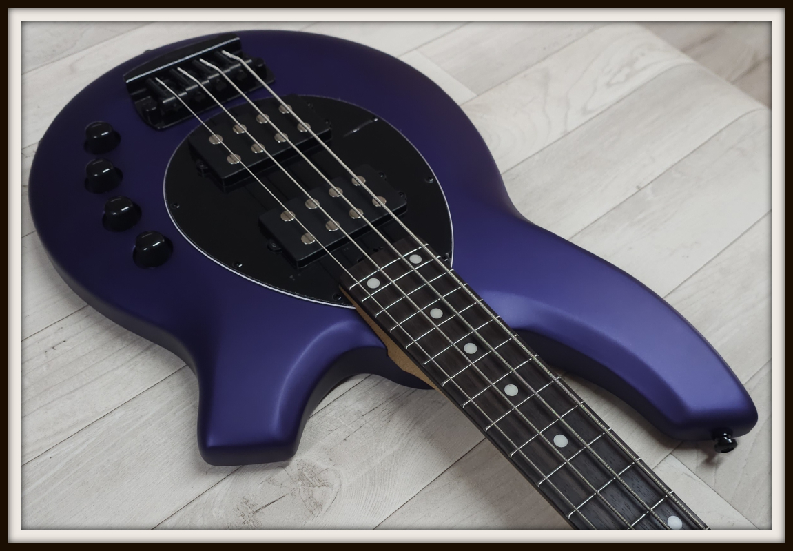 Sterling by Music Man Bongo 4, Firemist Purple Satin