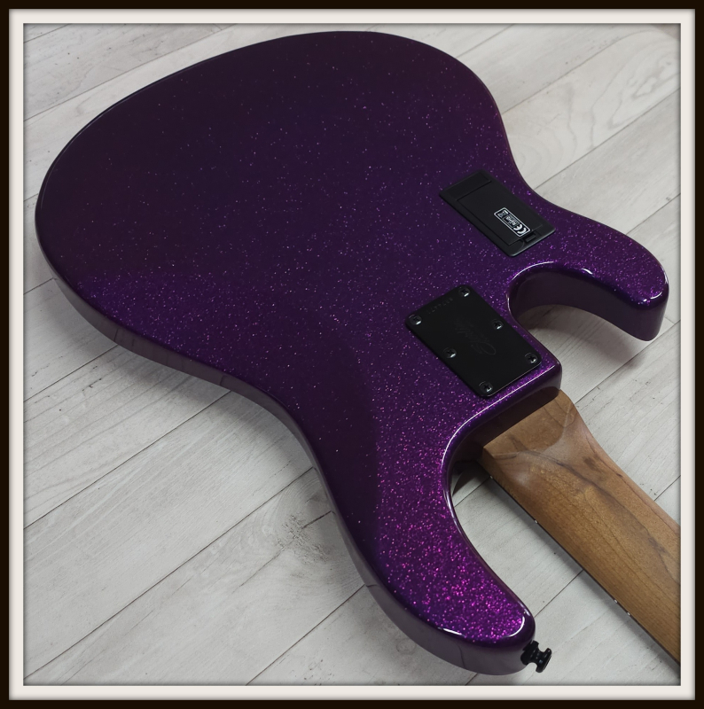 Sterling by Music Man StingRay 5 Ray35 H, Purple Sparkle