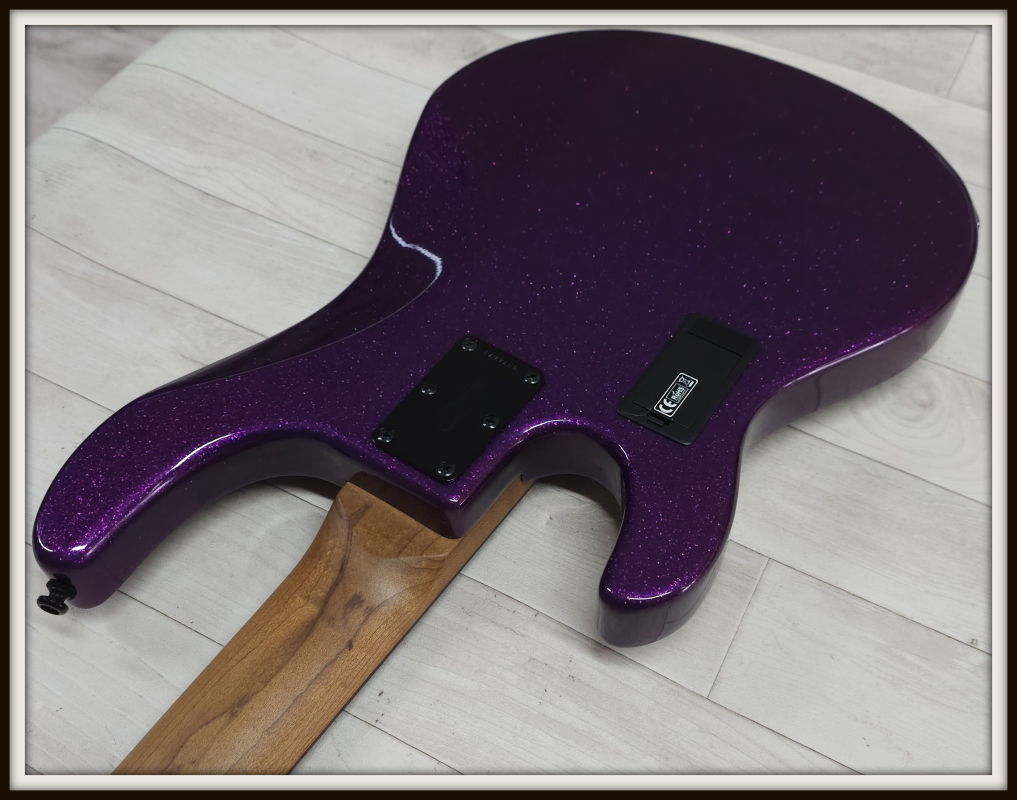 Sterling by Music Man StingRay 5 Ray35 H, Purple Sparkle