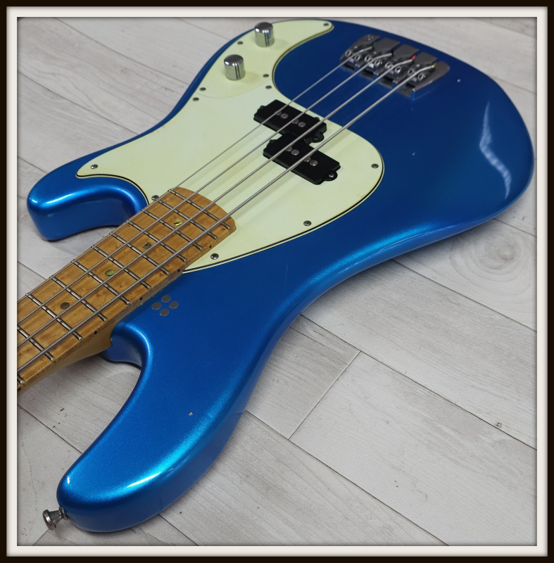 Sandberg California II VS4 Lionel Birdseye Maple Shortscale, Soft Aged Lake Placid Blue *2nd Hand*