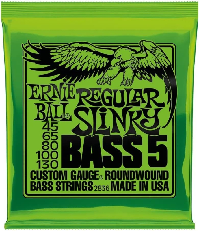 Ernie Ball 2836 E-Bass Strings, 45-130