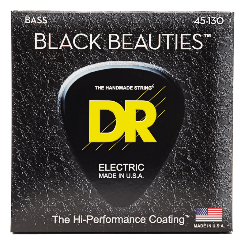 DR Strings Black Beauties BKB5-130 Saiten, 45-130