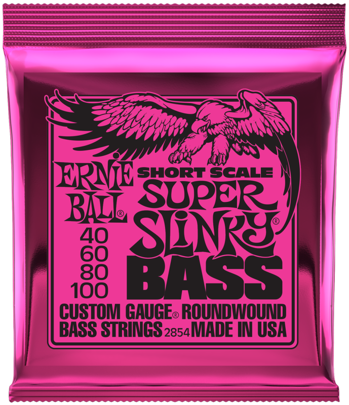 Ernie Ball 2854 Super Shortscale E-Bass Strings, 40-100