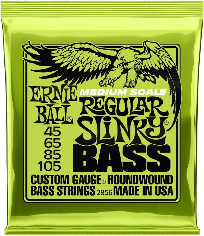 Ernie Ball 2856 Medium Scale E-Bass Strings, 45-105