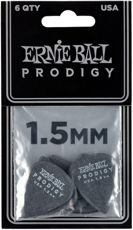 Ernie Ball P09199 Prodigy Plektren, 1.50mm, 6 Stück