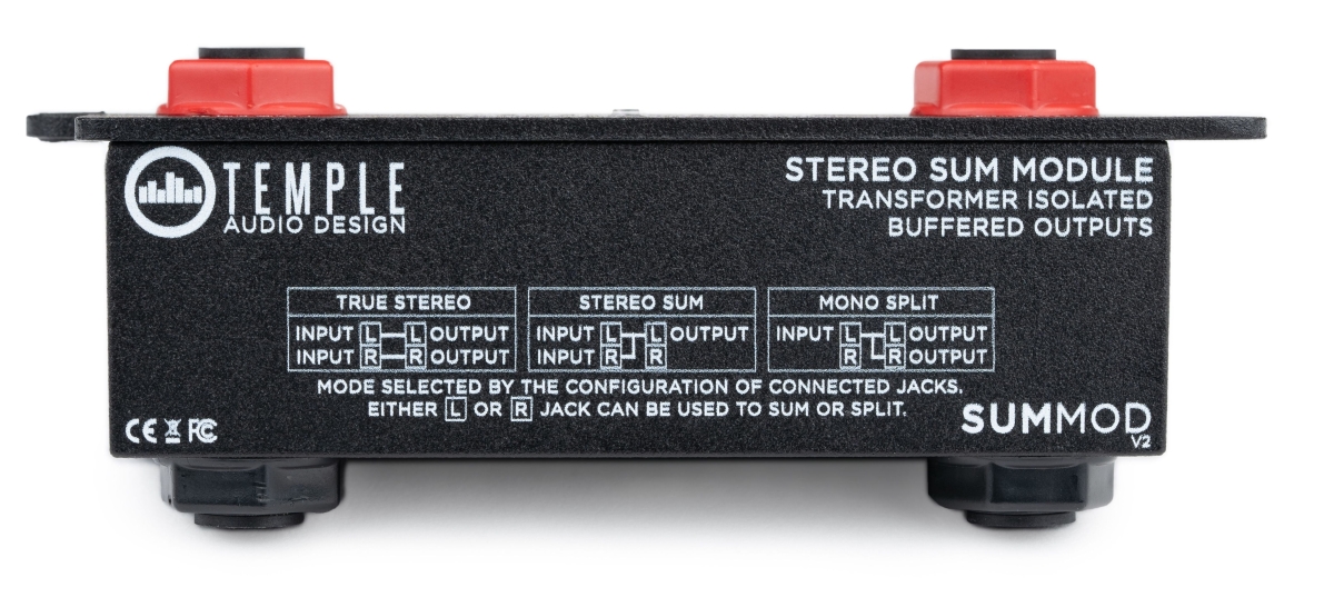 Temple Audio Design MOD-SUMV2, Stereo Sum Module