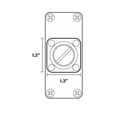 Temple Audio Design TQR-S Quick Release Small Mounting Plate