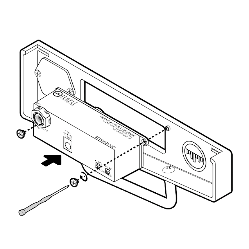 Temple Audio Design Studio MOD, ReAmp Active DI Module