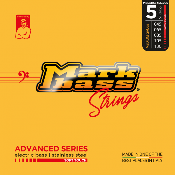 Markbass Advanced Series Stainless Steel Strings, 45-130