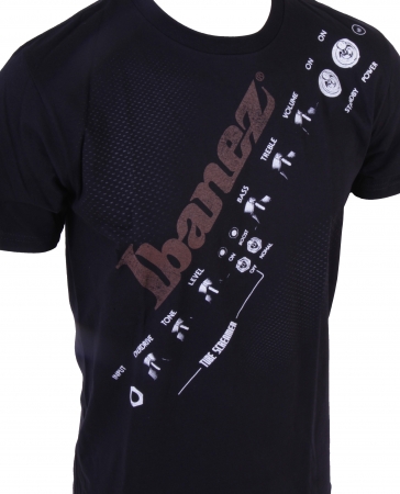 Ibanez IT11DIABK-S Merchandise T-Shirt "Tube Screamer" Schwarz, Größe S