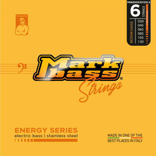 Markbass Energy Series Stainless Steel Strings, 30-130