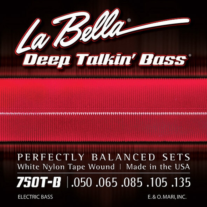 La Bella 750N Black Nylon Tape, 50-105