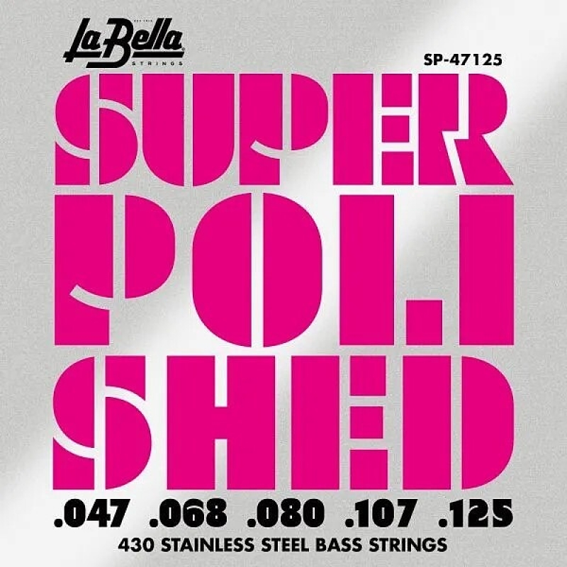 La Bella SP-47125 Super Polished Bass Saiten, 47-125