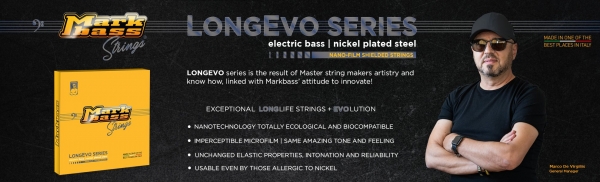 Markbass Longevo Series Nano Film Nickel Strings, 40-100