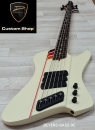 Dingwall D-Roc Custom Shop 5-String, 3 Pickups, Custom Color Creme White/70's Striping Gloss *OUTA BASS 2026*